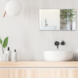 thumbnail of Relaxdays Spiegel rahmenlos, Wandspiegel 40x60 cm, Hoch- & Querformat, Facettenspiegel für Bad, Flur, Gäste-WC, klar