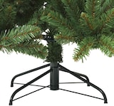 thumbnail of vidaXL Künstlicher klappbarer Weihnachtsbaum Grün 210 cm PVC, Stahl