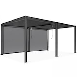thumbnail of 3 x 6 m vrijstaande bioklimatologische pergola met 2 grijze luifels