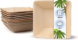 thumbnail of onlyleaf 25 Stück quadratische Einwegschalen Palmblattschalen 300 ml für Partys, umweltfreundliches Biogeschirr, Einmalgeschirr, biologisch abbaubar