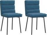 thumbnail of vidaXL Esszimmerstühle 2 Stk. Blau Samt
