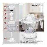 thumbnail of Elektrische Zitruspresse ZP 3066 Weiß Nicht-Intensivgebrauch Clatronic