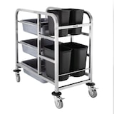 thumbnail of Chariot de cantine en acier inoxydable | Vogue - DK738