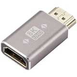 thumbnail of SpeaKa Professional SP-11302000 HDMI Adapter [1x HDMI-Stecker - 1x HDMI-Buchse] Grau UHD 8K @ 60 Hz,