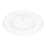 thumbnail of PLA Bio Flachdeckel mit Kreuzschlitz, Ø 9,5 cm Pack (100 Stück)