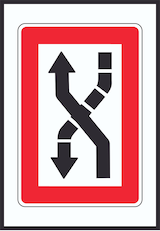 thumbnail of Fahrwasser nach Backbord zu überqueren Symbol A3 (297x420mm)