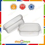 thumbnail of DayBays 10000 Stk. Feinkostbecher PP 125 cc. 108x81x27 mm eckig Kombi-Verpackung inklusive passende Deckel
