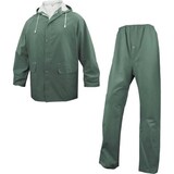 thumbnail of Ensemble de pluie (veste et pantalon) enduit double face PVC - Vert  Taille  XL - DELTAPLUS