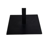 thumbnail of METRO PROFESSIONAL Mesa de restaurante Garrido, madera de fresno/acero, 80 x 80 cm, marrón claro/negro