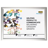 thumbnail of Wandprospekthalter VT720415370 A4 Klapprahmen silber