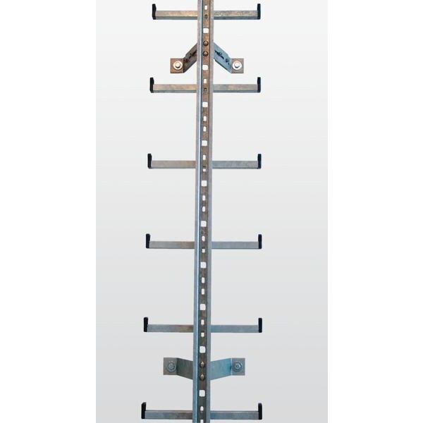 Einholmleiter Länge2,80m Edelstahl