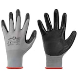thumbnail of vidaXL Werkhandschoenen 12 pcs Grijs en zwart 7 / S Polyester