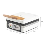 thumbnail of Gaufrier - Domo - Do9274w - 1400 W - 2 Gaufres Xl - Blanc