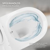 thumbnail of ECD Germany Dusch-WC Weiß lang Keramik – spülrandlos, Bidet-Funktion, WC-Sitz Softclose abnehmbar, Tiefspüler Wand-WC