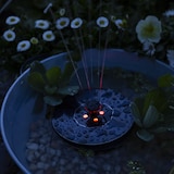thumbnail of LED Solar Teichpumpe bunt leuchtend schwimmend Fontäne Springbrunnen Gartenteich