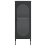 thumbnail of vidaXL Sideboard Schwarz 40x35x105 cm Glas und Stahl