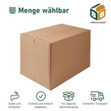 thumbnail of 3 x Faltkarton (1185 x 785 x 750 mm) stabil 2-wellig Versandkarton Palettenkarton DHL Europalette Paket braun BB-Verpackungen