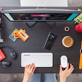 thumbnail of Logitech Ratón inalámbrico M350 Pebble blanco