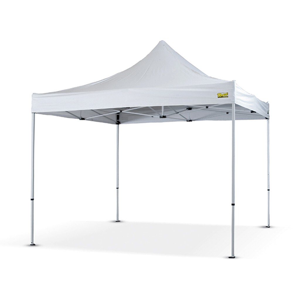 Gazebo richiudibile professionale impermeabile 3 x 3 Bianco ricoperto in PVC