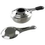 thumbnail of METRO Professional Contenedor de combustible, acero inoxidable, 9.5 x 15.5 x 4.5 cm, con tapa