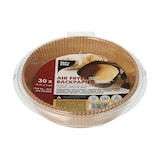 thumbnail of 720 Backpapierzuschnitte Ø 21 cm · 5 cm braun für Heißluftfritteusen