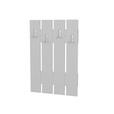 thumbnail of moebel17, Garderobe Anita, (B/H/T) 64,7cm/80cm/3,6 cm, Weiß, Eckig, 2947