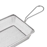 thumbnail of 8x Servier- und Frittierkorb, 28 x 16 x 5 cm, Chromnickelstahl