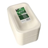 thumbnail of PAPSTAR 100 Siegelschalen, Zuckerrohr 750 ml 4,2 cm x 15 cm x 24 cm weiss