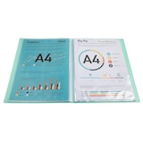 thumbnail of Exacompta Cod. 5849E - Portalistini Kreacover Pastel personalizzabile copertina in   Ppl 40 buste cristallo liscio - A4 Col. assortiti - Conf. da 10