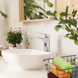 thumbnail of Relaxdays Drahtkorb, Holzgriffe, rechteckig, Gitter Design, Kleidung, Accessoires, Metallkorb, HBT: 16x31x21 cm, schwarz