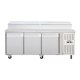 thumbnail of Mesa de preparación Skyrainbow de 3 puertas, 10 x GN1/3, de +2° a +8°C