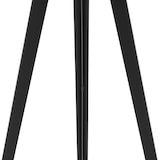 thumbnail of tectake Lampadaire Lunaris, abat-jour en tissu, trépied - noir - 405199