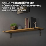 thumbnail of 4er Set Regalhalter Regalwinkel Regalträger Regalbodenträger Regal-Konsole Schwarz