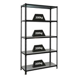 thumbnail of PROREGAL Étagère charge lourde BIG METAL SHARK | HxLxP 200x110x40cm | 200kg par niveau | Anthracite-Galvanisé