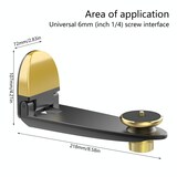 thumbnail of Support Mural Vidéoprojecteur Pliable Réglable En Alliage D'Aluminium Argenté Gris YONIS