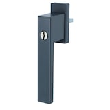 thumbnail of Eckiger Fenstergriff abschließbar mit Schlüssel Kindersicherung Anthrazit RAL7016