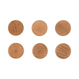 thumbnail of ARCHYI. Imanes de madera, 3 cm, paquete de 6