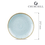 thumbnail of Duck Egg Blu Piatto Frutta Cm 21,7 Churchill Stonecast -12-sdesevp81 Confezione Da 12