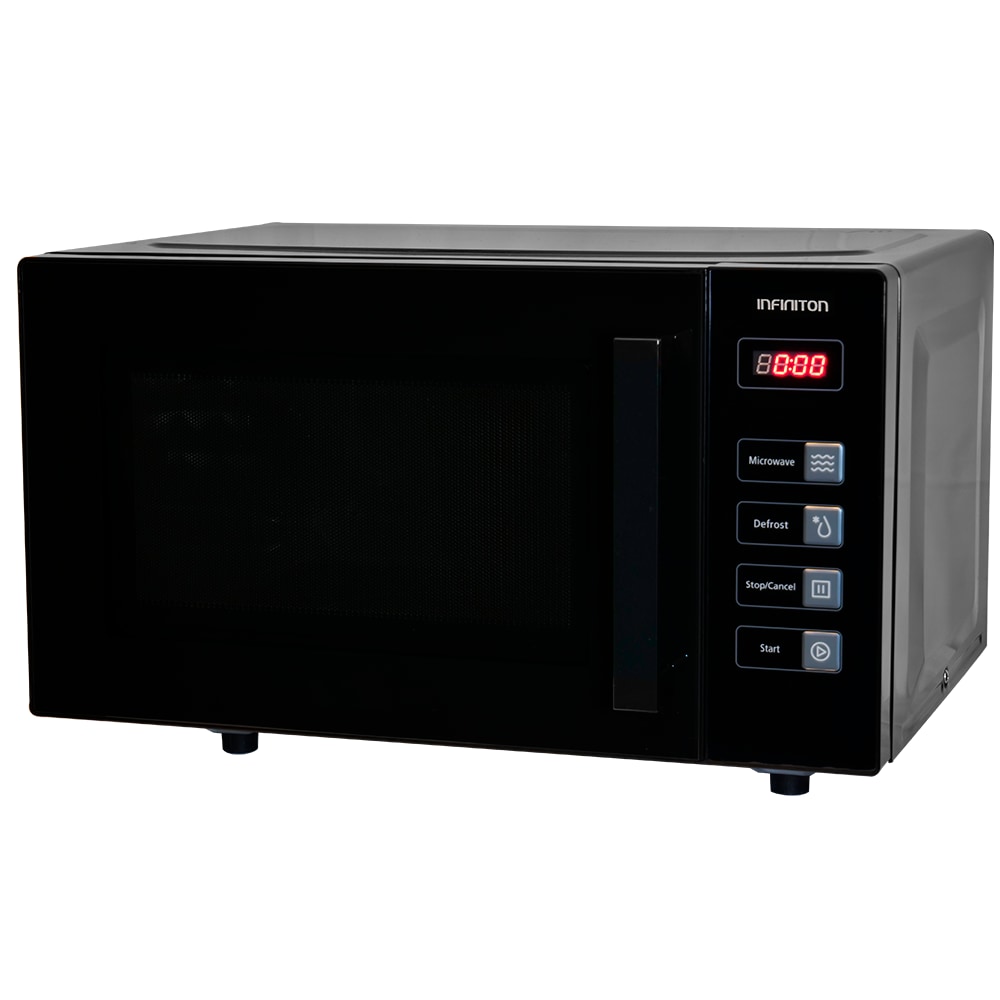 Microondas INFINITON MW-F230, 23 L, 800 W, sem prato giratório, descongelamento, preto