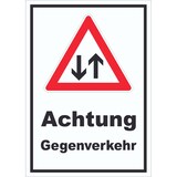 thumbnail of Schild Achtung Gegenverkehr A1 (594x841mm)
