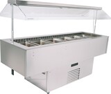 thumbnail of KBS Salatbar Isola 6M VT Inox, 2185 x 750 x 1500 mm (BxTxH), steckerfertig - 230 V, fahrbar