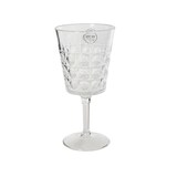 thumbnail of Weinglas 18cm Kunststoff - Weinkelch gemustert Trinkgeschirr Gläser Rotweinglas Weißweinglas Cocktailglas Aperitifglas Trinkglas Transparent