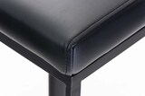 thumbnail of CHEFGASTRO Barhocker MANHATTAN Schwarz Kunstleder HxBxT 86x42x44cm Kunstleder Schwarz Barstuhl