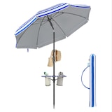 thumbnail of Helloshop26 - Parasol upf 50+ inclinaison de 30° des 2 côtés hauteur réglable petite tablette crochets adapté pour plage jardin sans 12_0006894