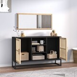 thumbnail of vidaXL Sideboard Schwarz 105x30x65 cm Holzwerkstoff