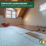 thumbnail of Trittschalldämmung (500 m²) multifunktionale PE-Schaumfolie 2mm für diverse Fußböden und Warmwasserfußbodenheizung Polster BB-Verpackungen