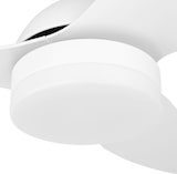 thumbnail of Ventilador de techo con luz Orbegozo CP 131132, motor DC, 6 velocidades, 3 aspas, temporizador, mando a distancias, 132 cm de diámetro, 40 W