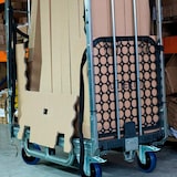 thumbnail of PRIOstahl Transportrollen 125mm Rollensatz 2 Bockrollen + 2 Lenkrollen mit Bremse Blau Schwerlast