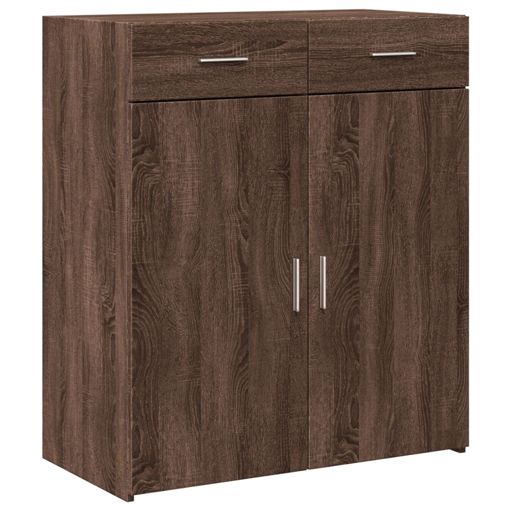 Helloshop26 - Aparador cómoda armario mueble de almacenaje organizador para cocina salón salón 80 x 42,5 x 93 cm madera de 02_0031434