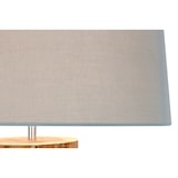 thumbnail of SalesFever candeeiro de pé | moldura madeira de troncos / sombra linho | L 35 x P 35 x A 170 cm | natural - branco